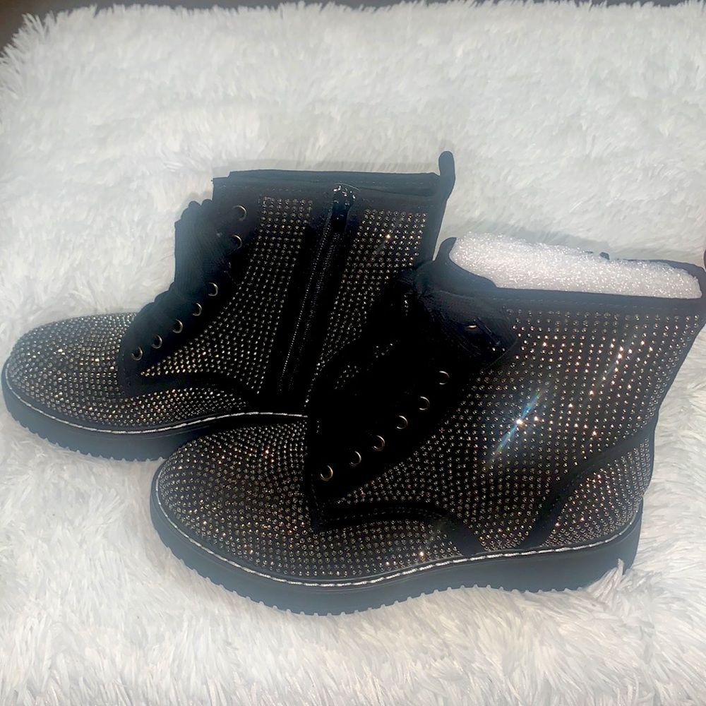 Madden Girl Brand new black studded combat boots
